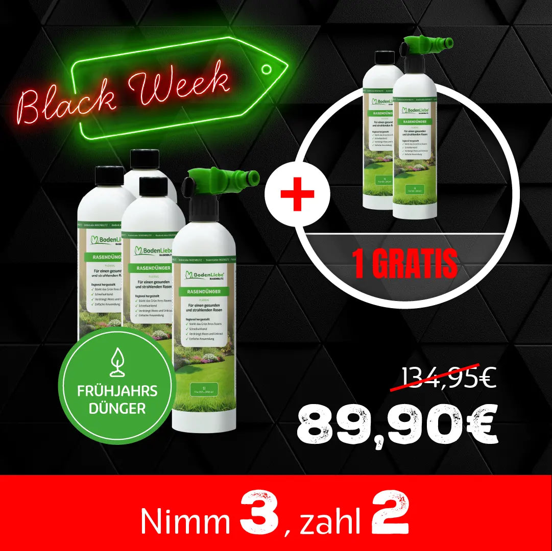 RASENBLITZ™ - FRÜHJAHRSDÜNGER 3x 2L Black Week Aktion