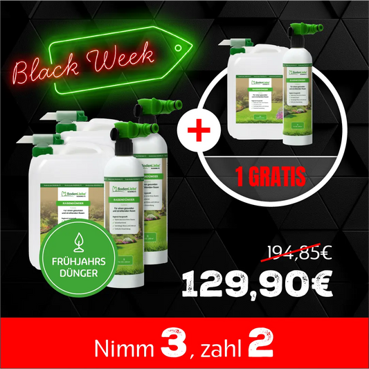 RASENBLITZ™ - FRÜHJAHRSDÜNGER 3x 5L Black Week Aktion