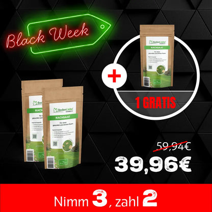 RASENBLITZ™ - NACHSAAT 3x 1kg Black Week Aktion