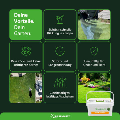 RASENBLITZ KRISTALLDÜNGER HERBST