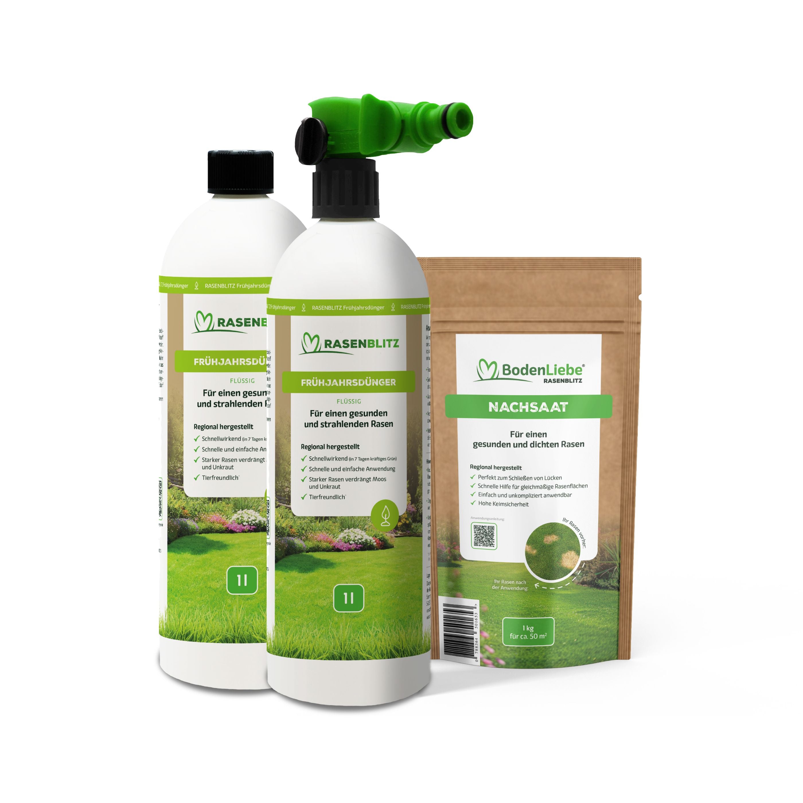 2L für 100-200m² inkl. 1kg NACHSAAT