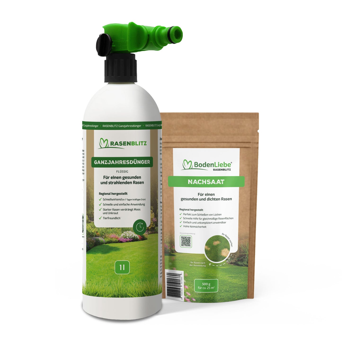 RASENBLITZ™ - RASENRETTER GANZJAHRESDÜNGER SET