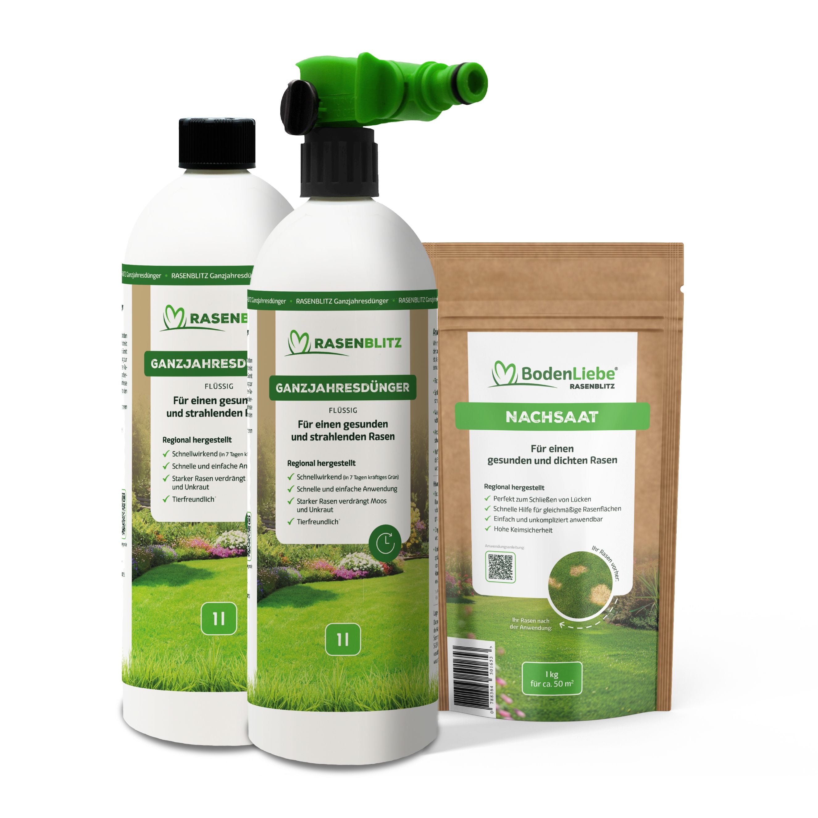 2L für 100-200m² inkl. 1kg NACHSAAT