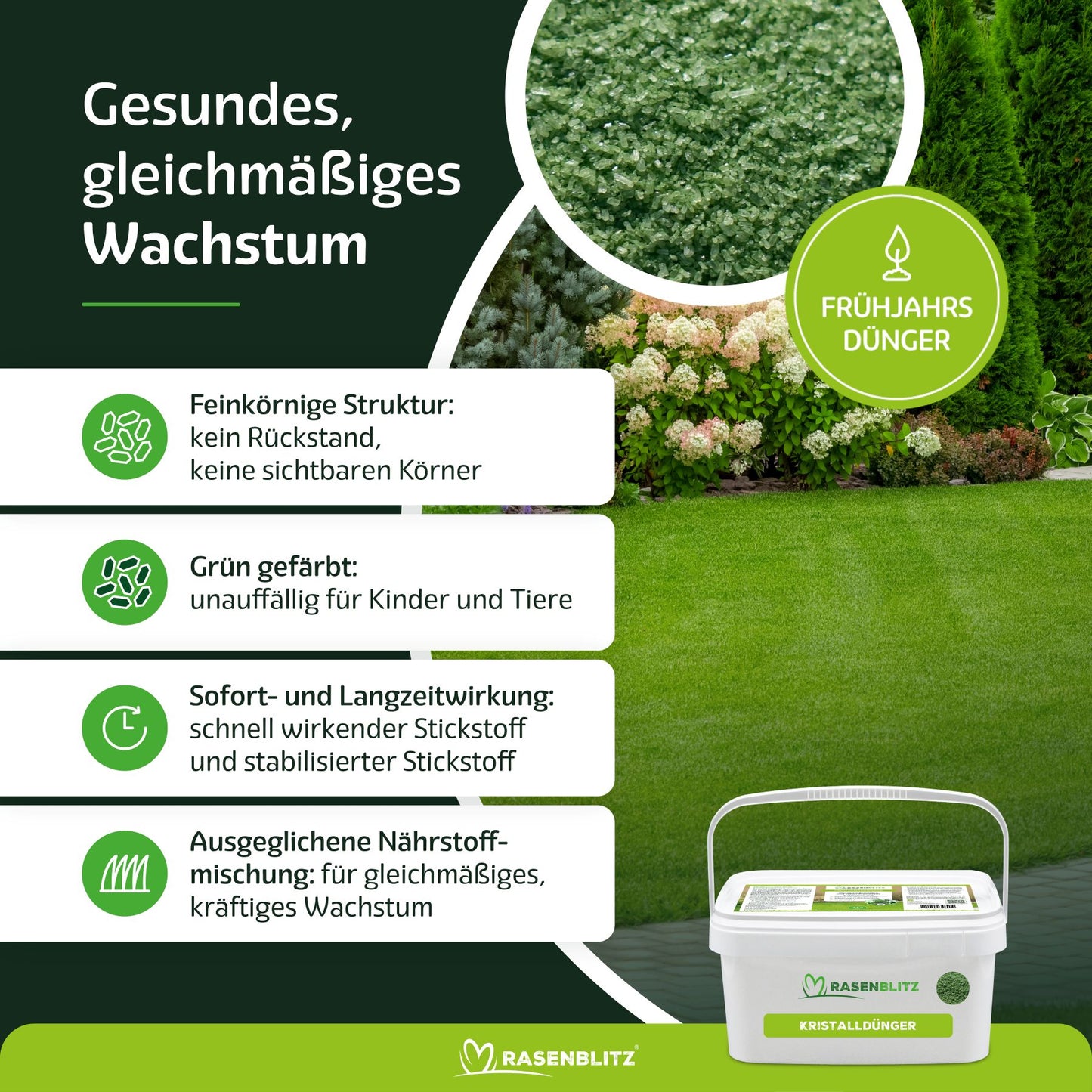 RASENBLITZ KRISTALLDÜNGER FRÜHJAHR