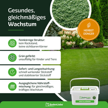 RASENBLITZ KRISTALLDÜNGER - ideal für den Herbst