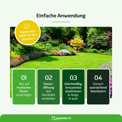 RASENBLITZ KRISTALLDÜNGER SOMMER