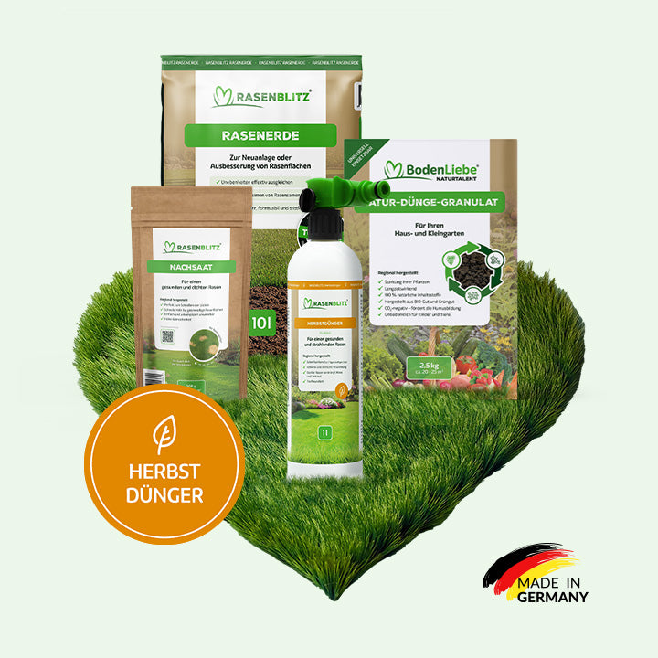 RASENBLITZ™ - HERBSTDÜNGER STARTER SET 1L + NATURTALENT