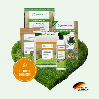 RASENBLITZ™ - HERBSTDÜNGER STARTER SET 5L + NATURTALENT