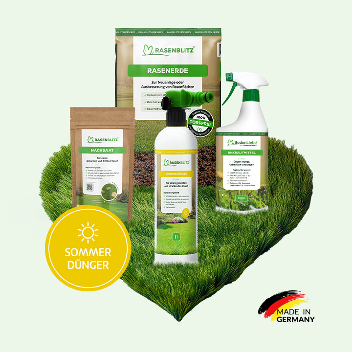 RASENBLITZ™ - SOMMERDÜNGER STARTER SET 1L + UNKRAUTSCHRECK