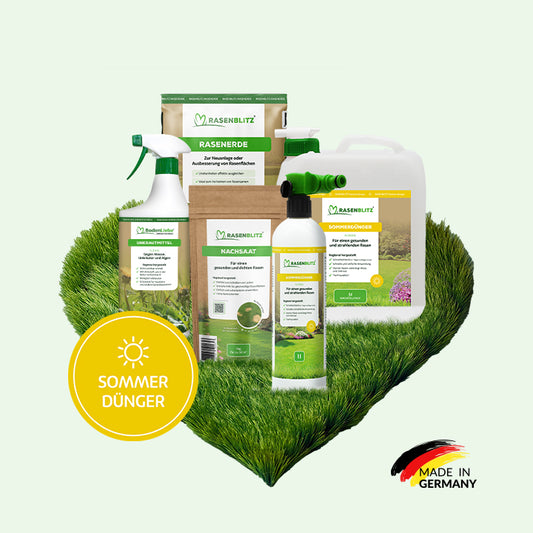 RASENBLITZ™ - SOMMERDÜNGER STARTER SET 5L + UNKRAUTSCHRECK