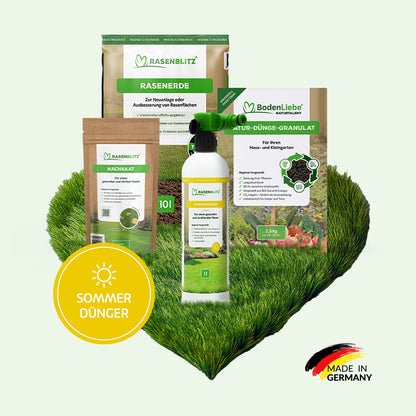 RASENBLITZ™ - SOMMERDÜNGER STARTER SET 1L + NATURTALENT