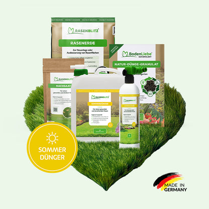 RASENBLITZ™ - SOMMERDÜNGER STARTER SET 5L + NATURTALENT